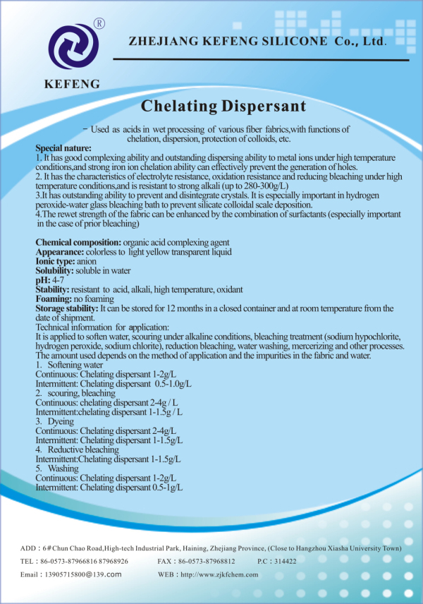Chelating dispersant
